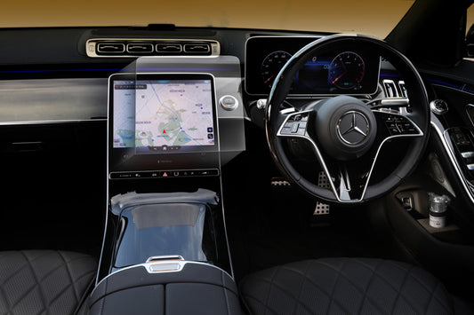 W223 メルセデスベンツ Sクラス専用 タッチスクリーン保護ガラス