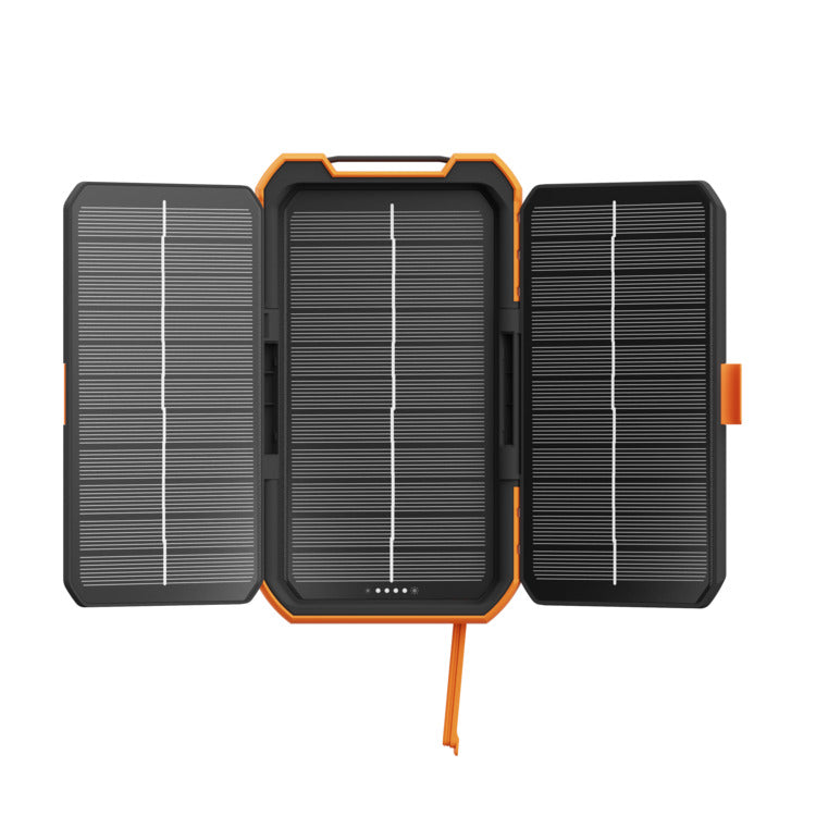 エクストーム IP65準拠防水防塵耐衝撃 ポータブルソーラーモバイルバッテリー 10,000mAh