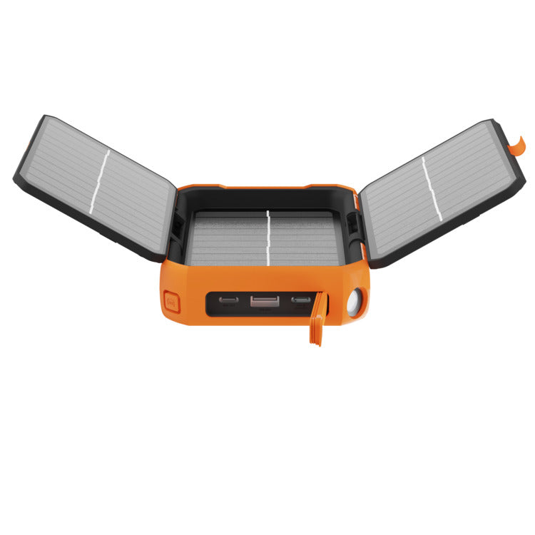 エクストーム IP65準拠防水防塵耐衝撃 ポータブルソーラーモバイルバッテリー 10,000mAh