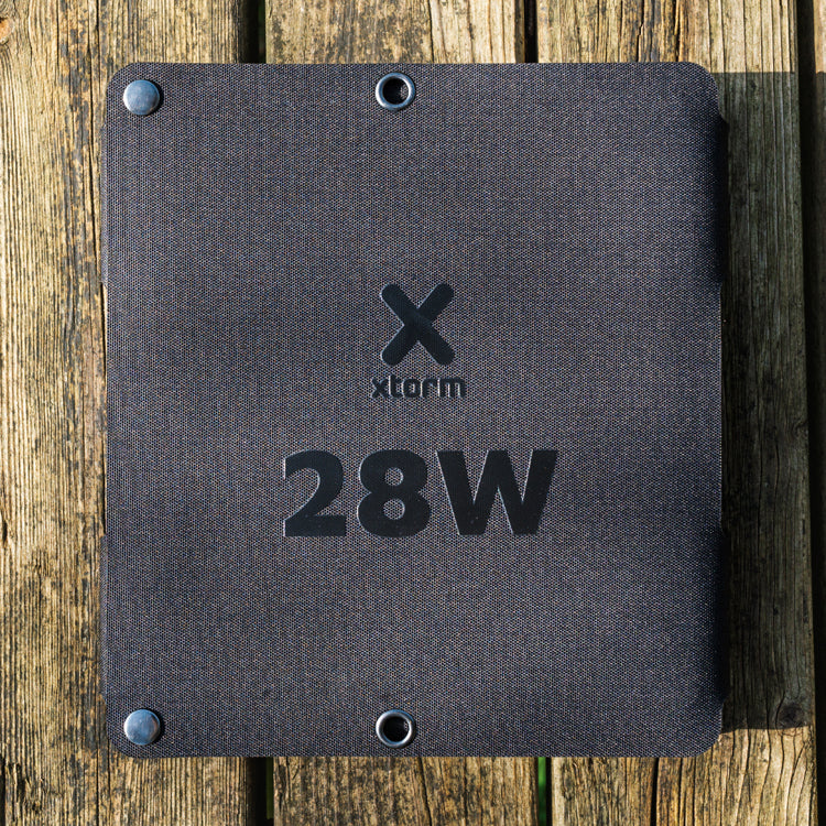 エクストーム 28W 折畳式ソーラーブースター