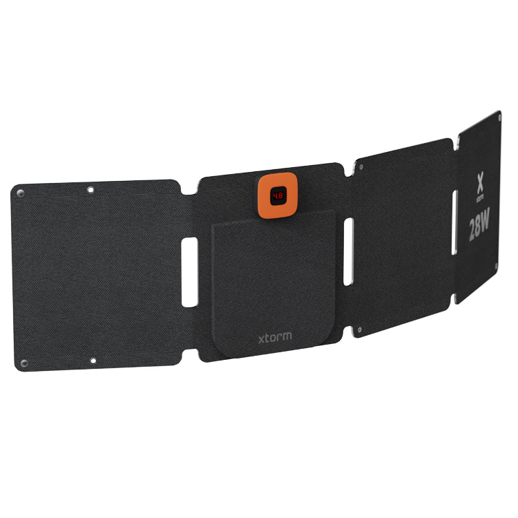 エクストーム 28W 折畳式ソーラーブースター